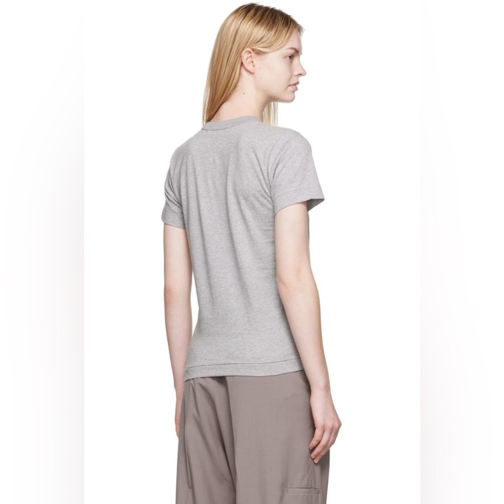 Come des garçons play black heart tee shirt grey - Picture 10 of 12